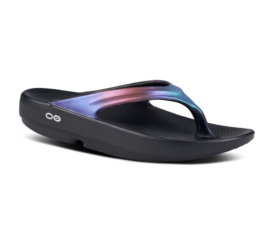 Oofos Women's Oolala Luxe - Flip Flops Indigo ( ISFAN-5124 )